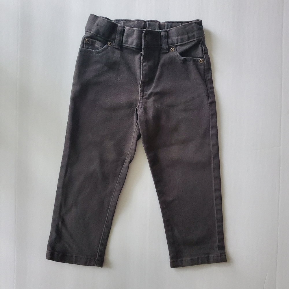 Carters Jeans Size 3T Charcoal Toddler Boy Pants